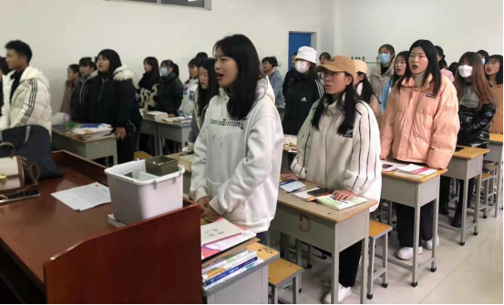 基礎教學部開展“課前一支歌”(圖2)